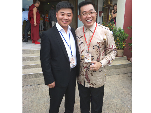 徐维国与马来西亚首相府首席执行官郑友文先生