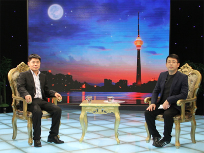 金峰书法合作校长徐维国做客《领航》栏目